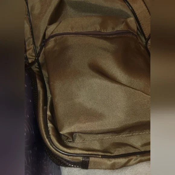 YSL Garment Bag In Army Green & Brown - Picture 13 of 17